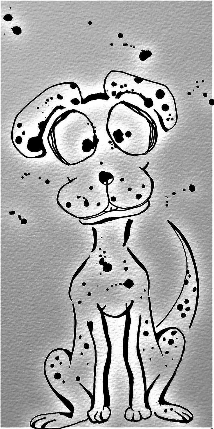 Dotty The Dog - Bath Time - Cartoon by Kitty Pigfish - Pigfish - Kitty Pigfish Cartoons
